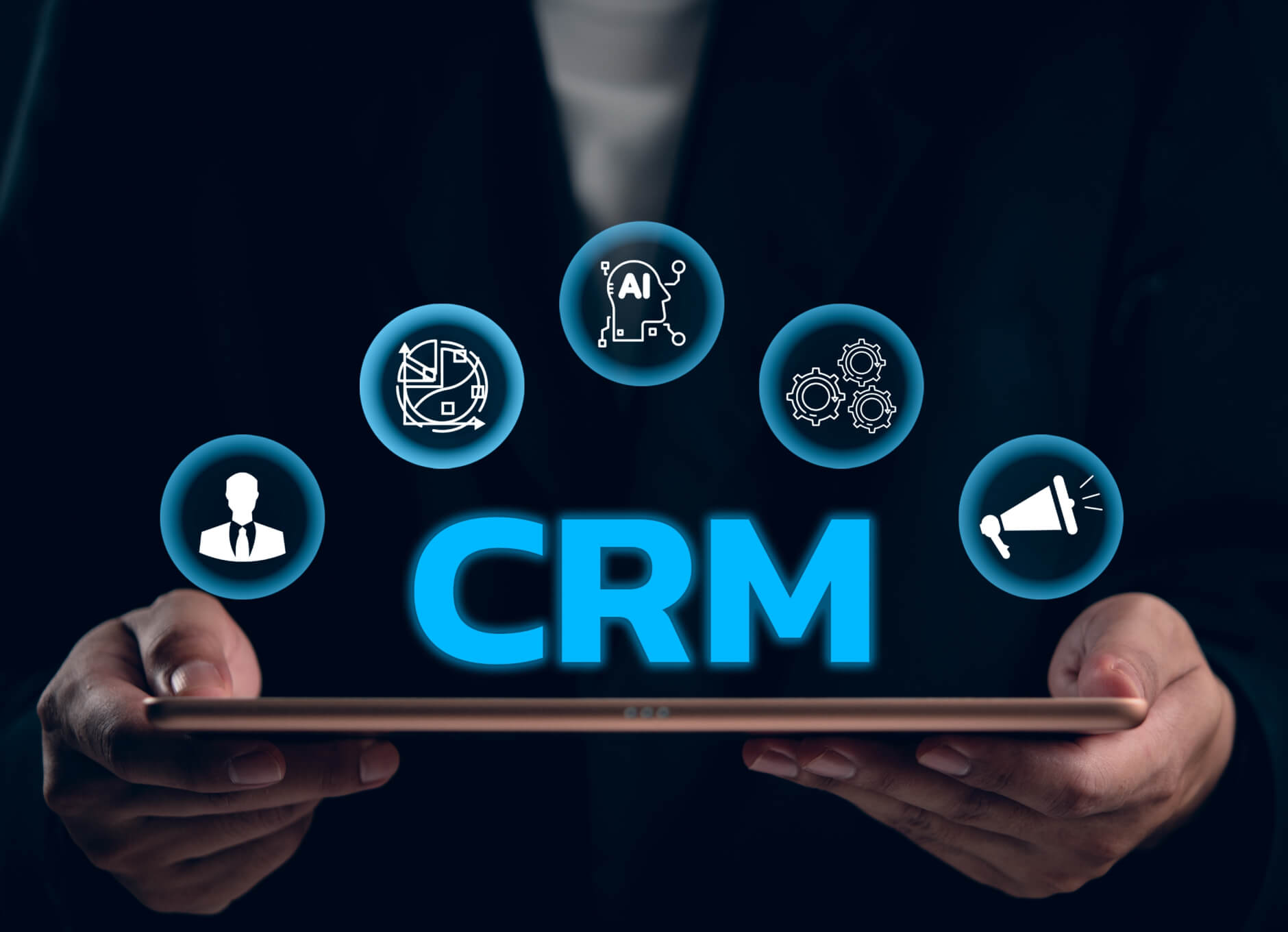 CRM automation illustration