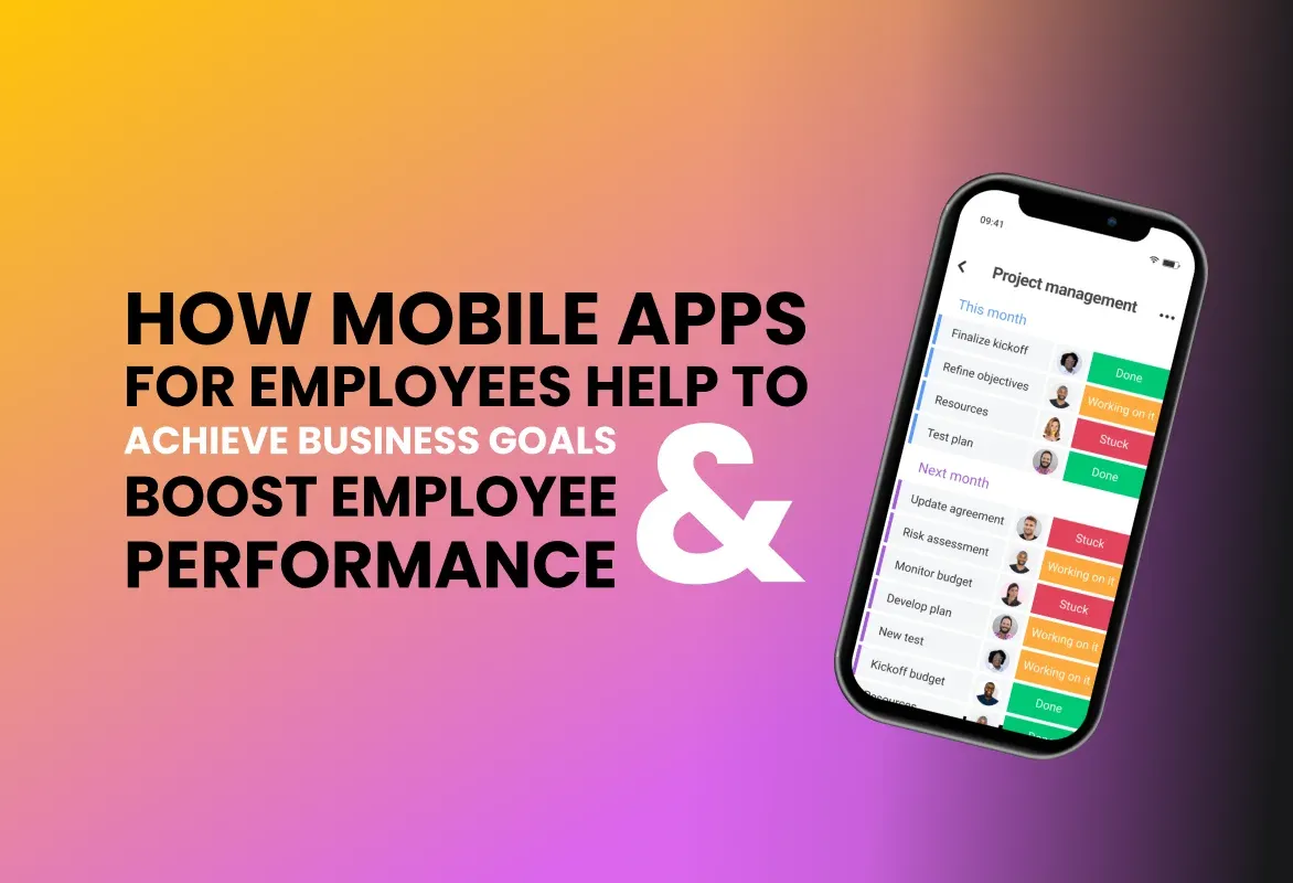 Field staff using mobile CRM